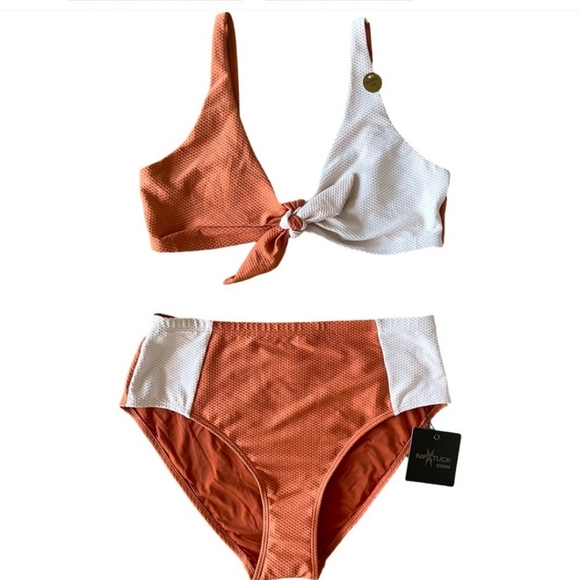 Nip Tuck Copper Bikini Size 10 NWT Multi Fit Cup - Picture 2 of 7